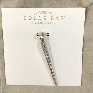 NWT Kendra scott Color Bar silver w/faux stones